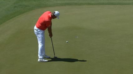 Bryson DeChambeau holes 12-footer for birdie at WGC-Dell Match Play