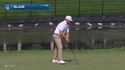 Zac Blair makes birdie on No. 10 at 3M Open