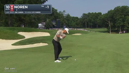 Alex Noren's 214-yard approach sets up birdie on No. 10 at BMW Championship
