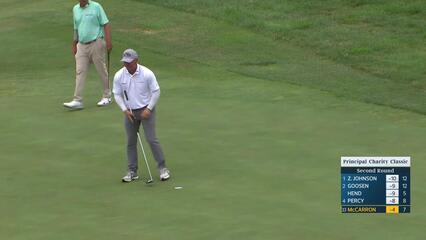 Scott McCarron makes birdie on No. 8 at Principal Charity Classic
