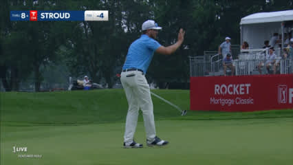 Chris Stroud makes birdie at Rocket Mortgage