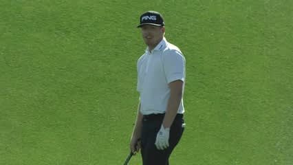 Martin Piller holes brilliant approach for eagle at CareerBuilder