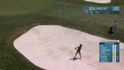 Chandler Blanchet taps in from 3 feet for birdie on No. 1 at Valspar