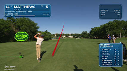 Brandon Matthews makes birdie on No. 14 at THE CJ CUP