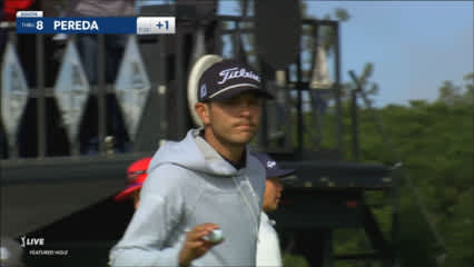 Raul Pereda's tee shot to 6 feet leads to birdie at Farmers