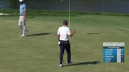 Talor Gooch jars 48-footer for eagle at Arnold Palmer