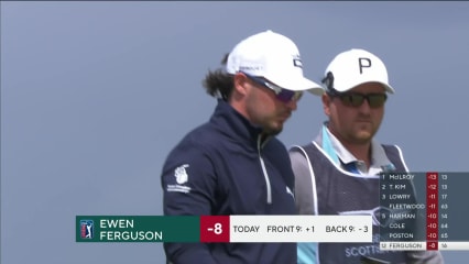 Ewen Ferguson makes putt for birdie at Genesis Scottish Open