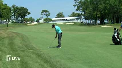 Ted Potter, Jr. makes birdie on No. 9 at Valspar