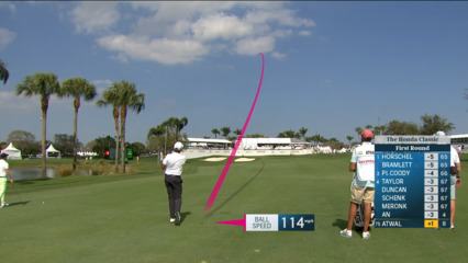 Arjun Atwal dials in approach to set up birdie at Honda