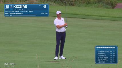 Patton Kizzire makes birdie on No. 15 at Wyndham