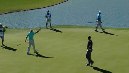 Nicholas Thompson sinks 29-foot eagle putt at Humana Challenge