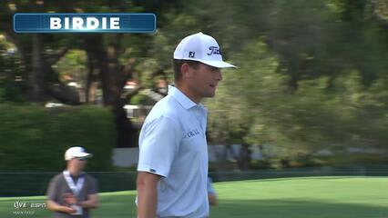 Michael Brennan sinks 21-foot birdie putt on No. 13 at Cognizant Classic