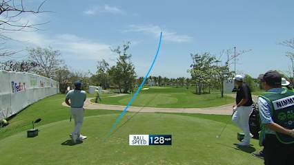 Bryson Nimmer makes birdie on No. 9 at Mexico Open