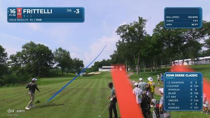 Dylan Frittelli hits tee shot to 7 feet, sets up birdie on No. 16 at John Deere