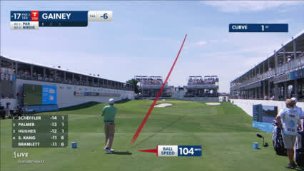 Tommy Gainey sticks tee shot to yield birdie at AT&T Byron Nelson