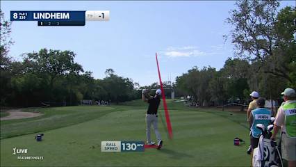 Nicholas Lindheim sticks tee shot to set up birdie at Valspar