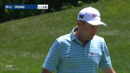 Bo Hoag cards birdie at the Memorial