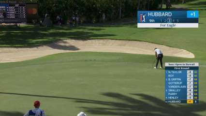 Davis Riley drains 20-foot eagle putt on No. 16 at Sony Open
