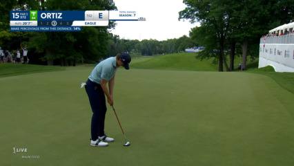 Carlos Ortiz holes 20-foot eagle putt at RBC Canadian