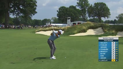 Patrick Cantlay's 102-yard approach sets up birdie on No. 10 at Rocket Classic