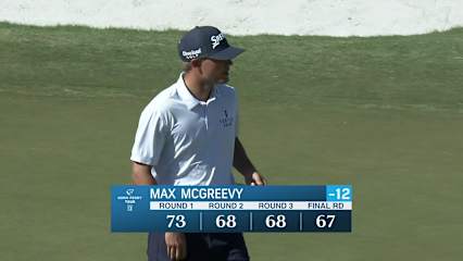 Max McGreevy closes with birdie on No. 18 at Club Car Championship