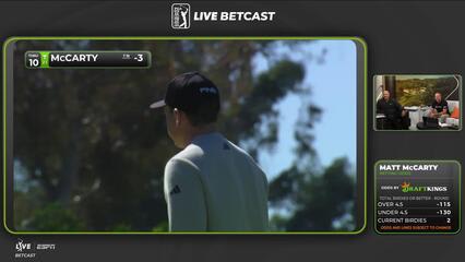 Matt McCarty sinks 4-foot birdie putt on No. 10 at The Genesis