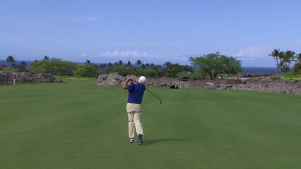 Fred Couples makes birdie on No. 7 at Mitsubishi Electric Championship at Hualalai