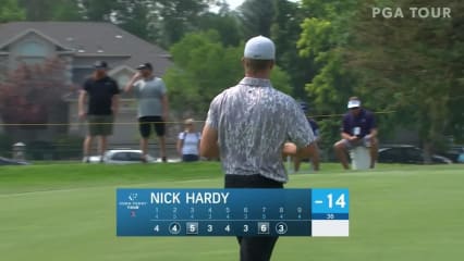 Nick Hardy makes birdie on No. 8 in Round 4 at Utah