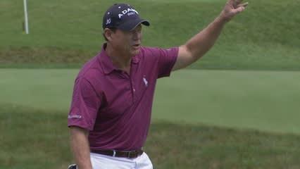 Watson birdies No. 8 in Round 1 of The Greenbrier Classic