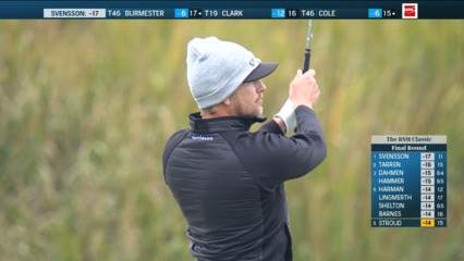 Chris Stroud lands wedge to set up birdie at The RSM Classic