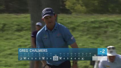 Greg Chalmers makes birdie on No. 16 at Sanford International