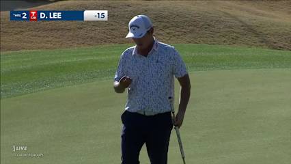 Danny Lee makes short birdie putt at The American Express