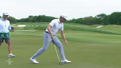 Ben Griffin sinks birdie at Veritex Bank Championship