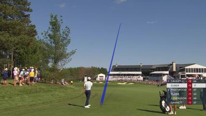 Jackson Suber makes 3-foot birdie putt on No. 18 at RBC Canadian