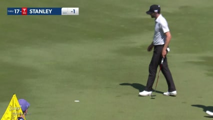 Kyle Stanley sends in 26-foot birdie putt at Valspar