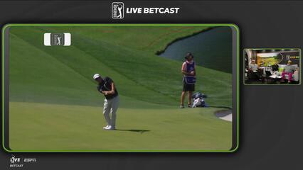 Ryan Fox gets up-and-down from 47 yards for birdie on No. 14 at Truist Championship