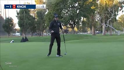 Russell Knox hits tight opening approach and birdies at Genesis
