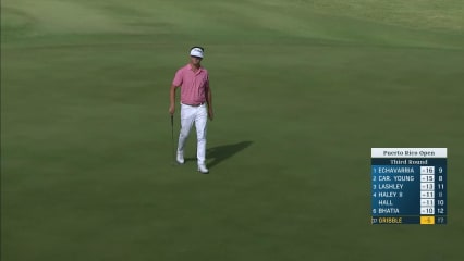 Cody Gribble swings in long birdie putt at Puerto Rico