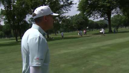 Jason Caron makes birdie on No. 12 at DICK'S Open