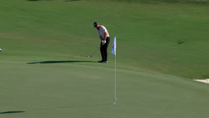 Cameron Young’s chip-in eagle is the Shot of the Day