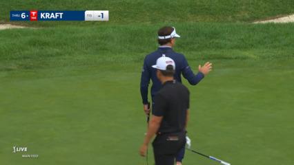 Kelly Kraft holes 14-foot birdie putt at Rocket Mortgage