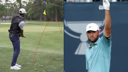 Scottie Scheffler hole-outs but they increasingly get longer