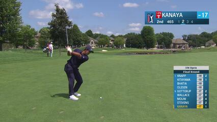 Takumi Kanaya makes birdie on No. 2 at 3M Open