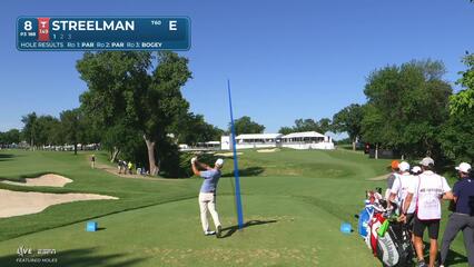 Kevin Streelman hits tee shot to 4 feet, sets up birdie on No. 8 at Charles Schwab