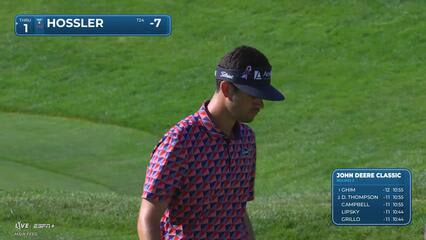 Beau Hossler makes birdie on No. 10 at John Deere