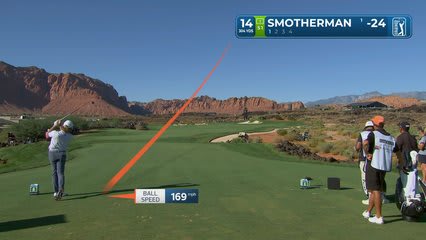 Austin Smotherman's driving of green after double bogey is Shot of the Day