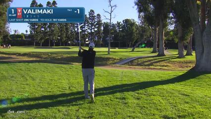 Sami Valimaki escapes bunker with 46-foot shot, sinks 7-foot birdie putt at The Genesis
