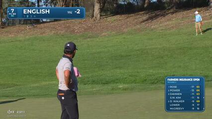 Harris English makes birdie on No. 7 at Farmers