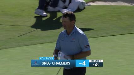 Greg Chalmers makes birdie on No. 18 at Dominion Energy Charity Classic