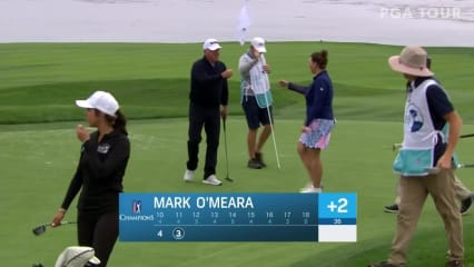Mark O'Meara sticks approach to set up birdie at Pure Insurance